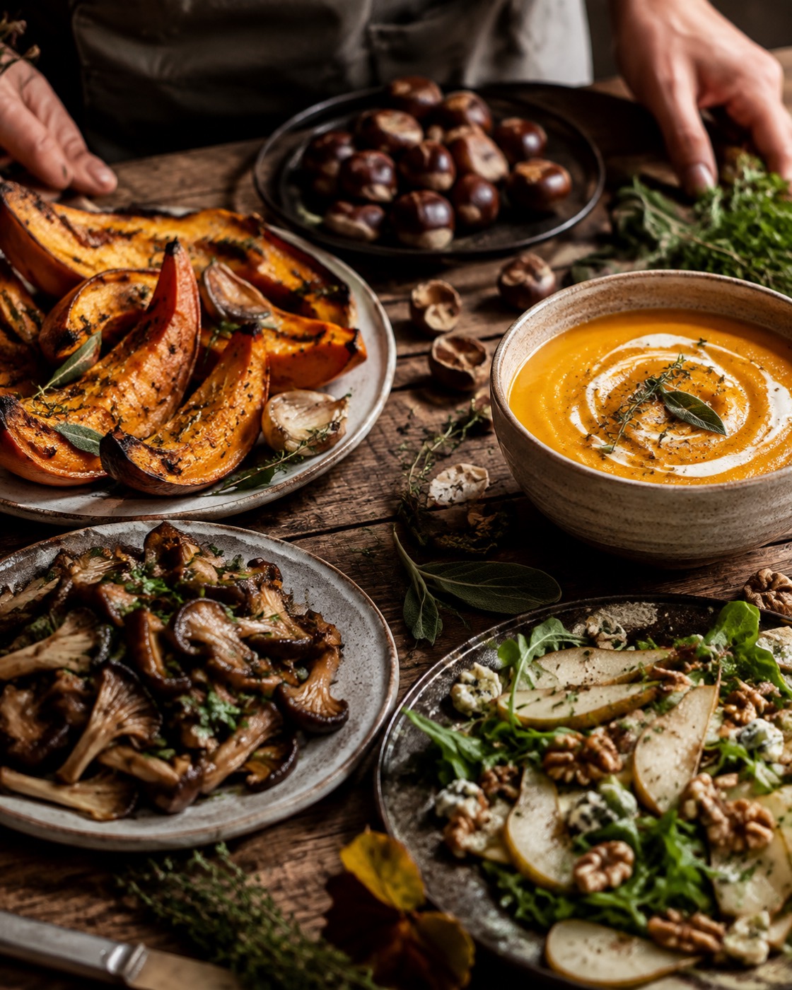 Produits de saison sélectionnés par les chefs Caterora