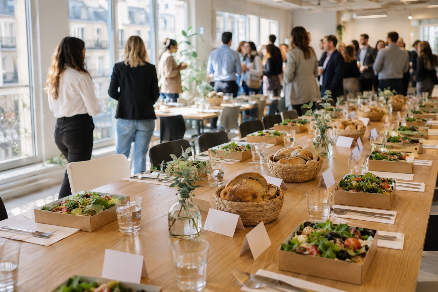 Comment organiser un déjeuner d’équipe pour 50 personnes sans stress